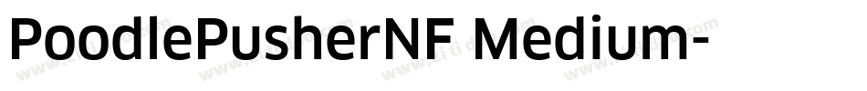 PoodlePusherNF Medium字体转换